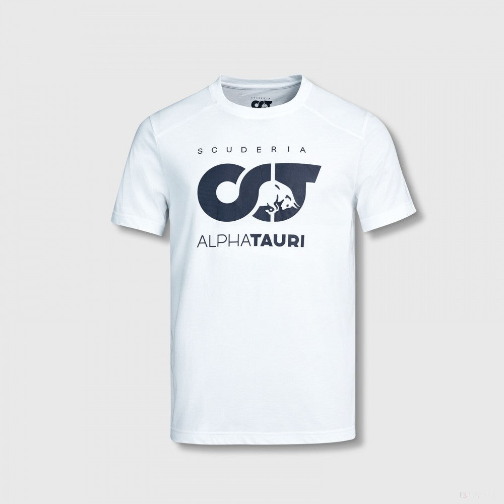 Scuderia Alpha Tauri, Fanwear, Kids, Logo,T-shirt, White 2022 - FansBRANDS®
