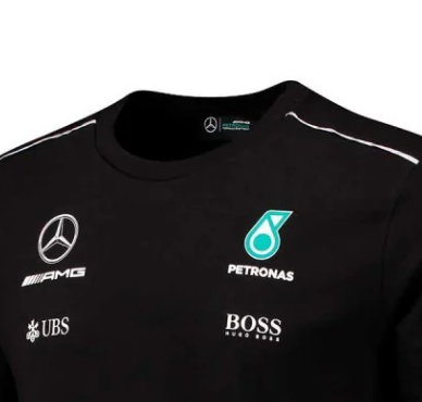 Detské tričko Mercedes, Tím, Čierna, 2017