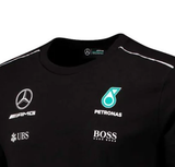 Detské tričko Mercedes, Tím, Čierna, 2017