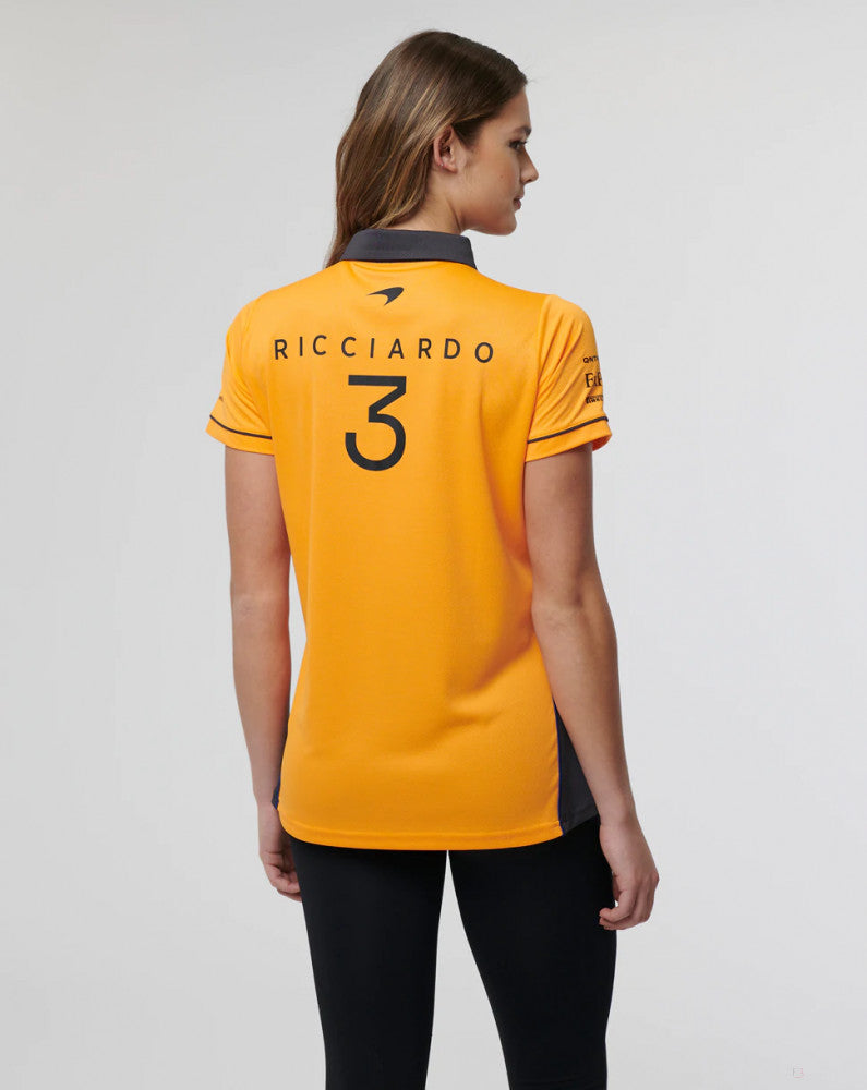 Dámske pólo McLaren, Daniel Ricciardo Team, Grey, 2022 - FansBRANDS®