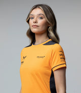 Dámske tričko McLaren, tímová zostava, Orange, 2022