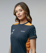 Dámske tričko McLaren, tímová zostava, sivá, 2022