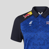 Red Bull poló tričko, tím Isack Hadjar, dámske, modré