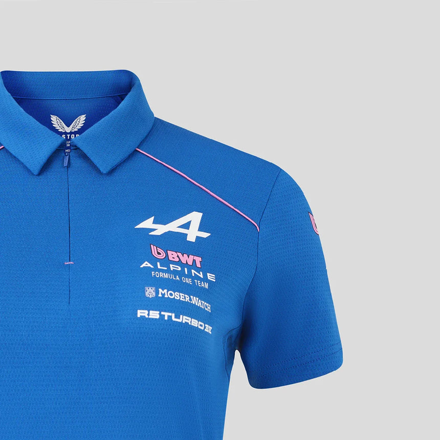 Alpine polo, tím, dámske, modré