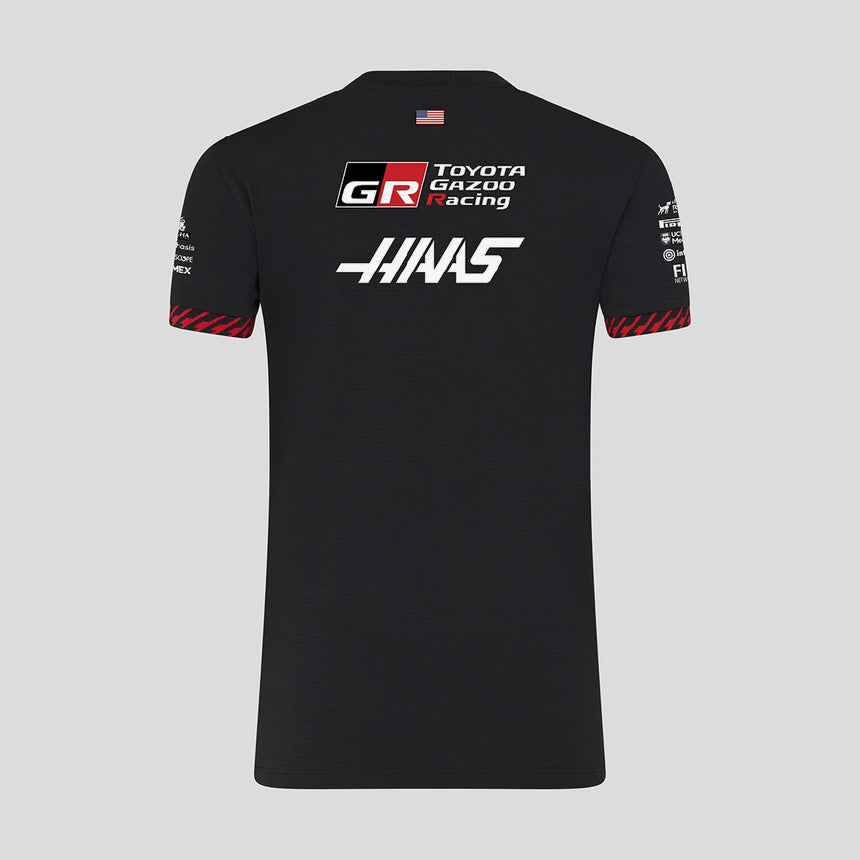 Haas F1 tričko, tím, dámske, čierne