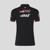 Haas F1 polo tričko, dámske, čierne