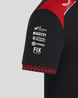 Haas F1 polo tričko, dámske, čierne