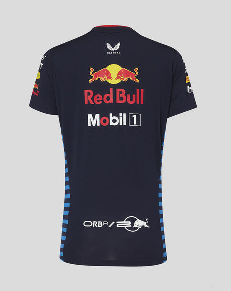 Red Bull tričko, Castore, týmové, Dámske, modrá, 2024 - FansBRANDS®