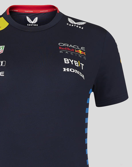 Red Bull tričko, Castore, týmové, Dámske, modrá, 2024 - FansBRANDS®