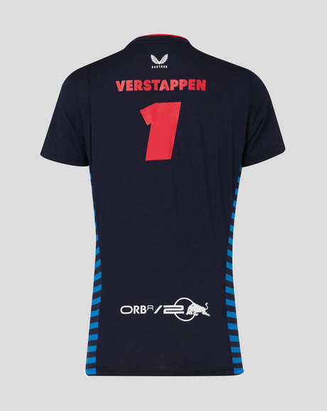 Red Bull tričko, Castore, Max Verstappen, Dámske, modrá, 2024