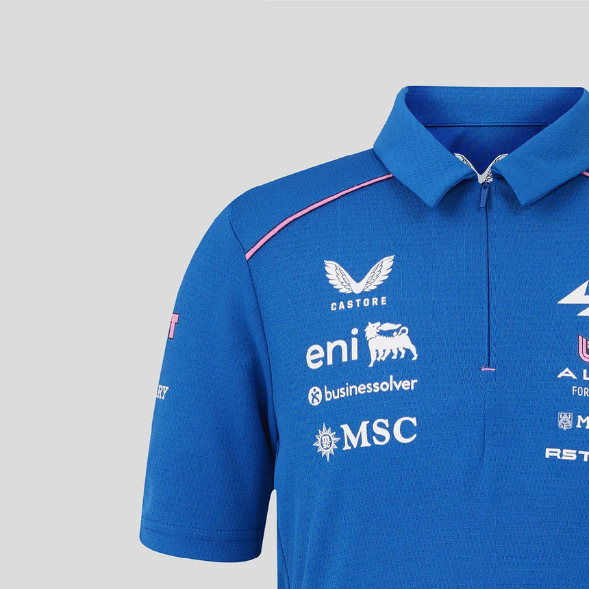 Alpine polo tričko, detské, modré