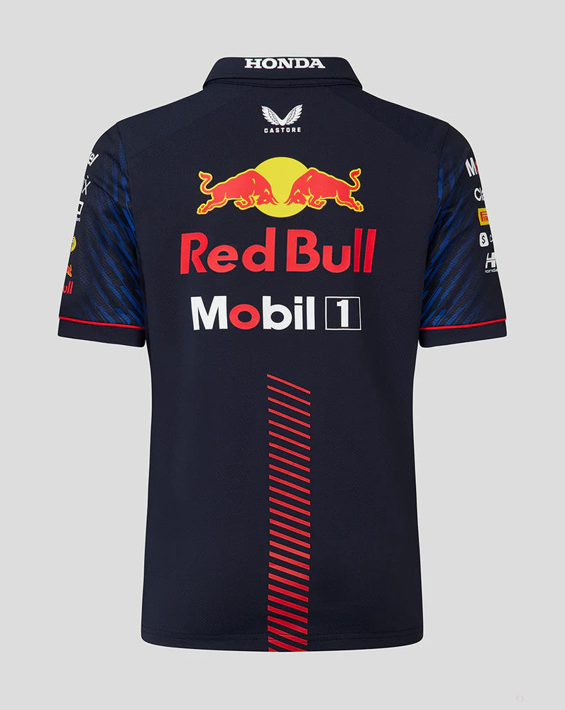 Red Bull Racing polo, Max Verstappen, kids, blue, 2023 - FansBRANDS®