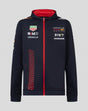 Red Bull Racing sweatshirt, hooded, full zip, team, kids, blue, 2023 - FansBRANDS®