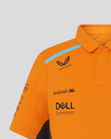 McLaren tričko s golierom, Castore, týmové, Detské, oranžová, 2024 - FansBRANDS®