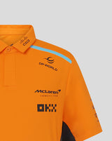 McLaren tričko s golierom, Castore, týmové, Detské, oranžová, 2024 - FansBRANDS®