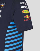Red Bull tričko s golierom, Castore, týmové, Detské, modrá, 2024 - FansBRANDS®