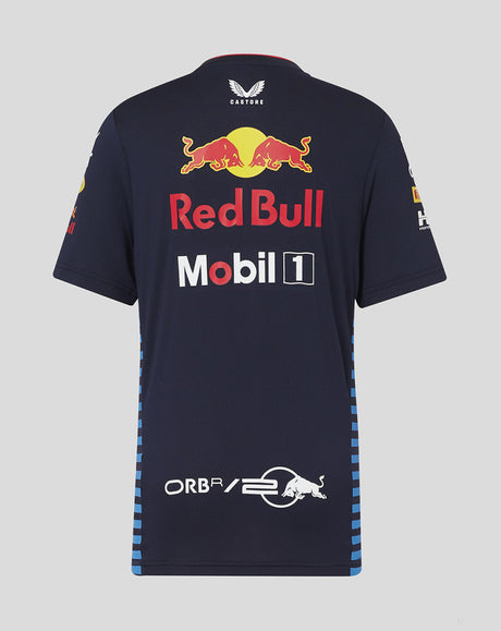 Red Bull tričko, Castore, týmové, Detské, modrá, 2024
