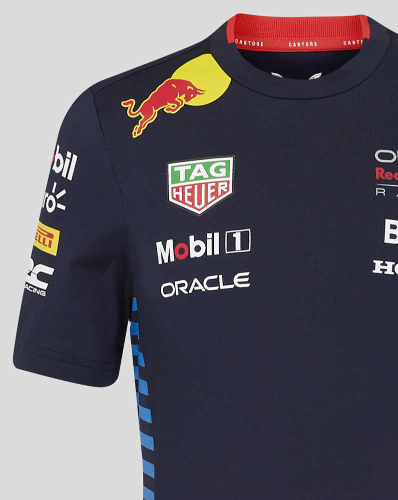 Red Bull tričko, Castore, týmové, Detské, modrá, 2024 - FansBRANDS®