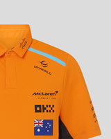 McLaren tričko s golierom, Castore, Oscar Piastri, Detské, oranžová - FansBRANDS®