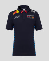 Red Bull tričko s golierom, Castore, Max Verstappen, Detské, modrá, 2024 - FansBRANDS®