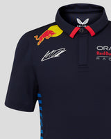 Red Bull tričko s golierom, Castore, Max Verstappen, Detské, modrá, 2024 - FansBRANDS®