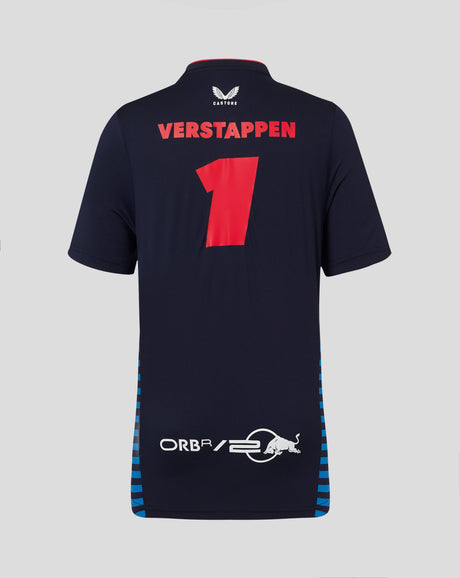 Red Bull tričko, Castore, Max Verstappen, Detské, modrá, 2024