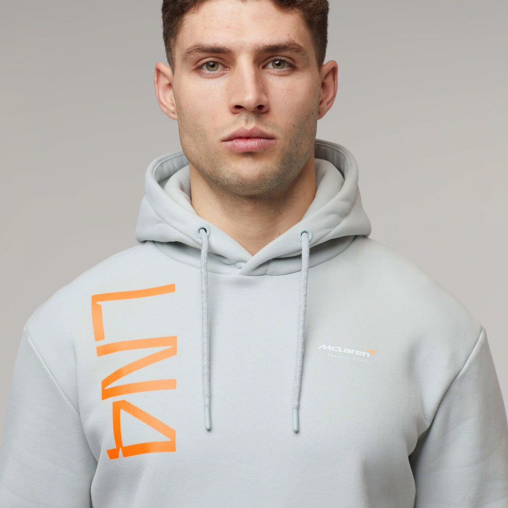 Sveter McLaren, Lando Norris #4, sivý, 2022 - FansBRANDS®