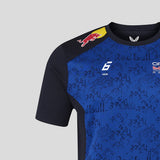 Red Bull tímové tričko, Isack Hadjar, modré