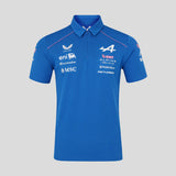 Alpine polo tričko, tím, modré