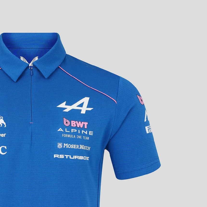 Alpine polo tričko, tím, modré