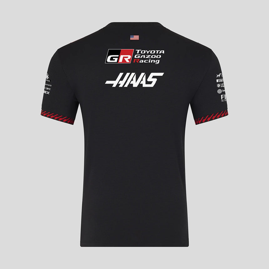 Haas F1 tímové tričko, čierne