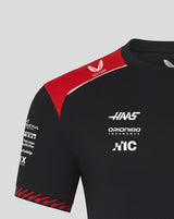 Haas F1 tímové tričko, čierne