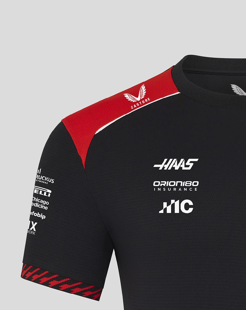 Haas F1 tímové tričko, čierne