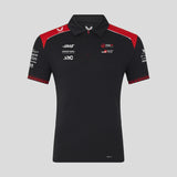 Haas F1 polo, tím, čierna