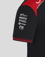 Haas F1 polo, tím, čierna