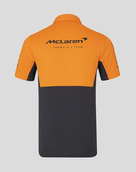 McLaren tričko s golierom, Castore, týmové, oranžová, 2024 - FansBRANDS®