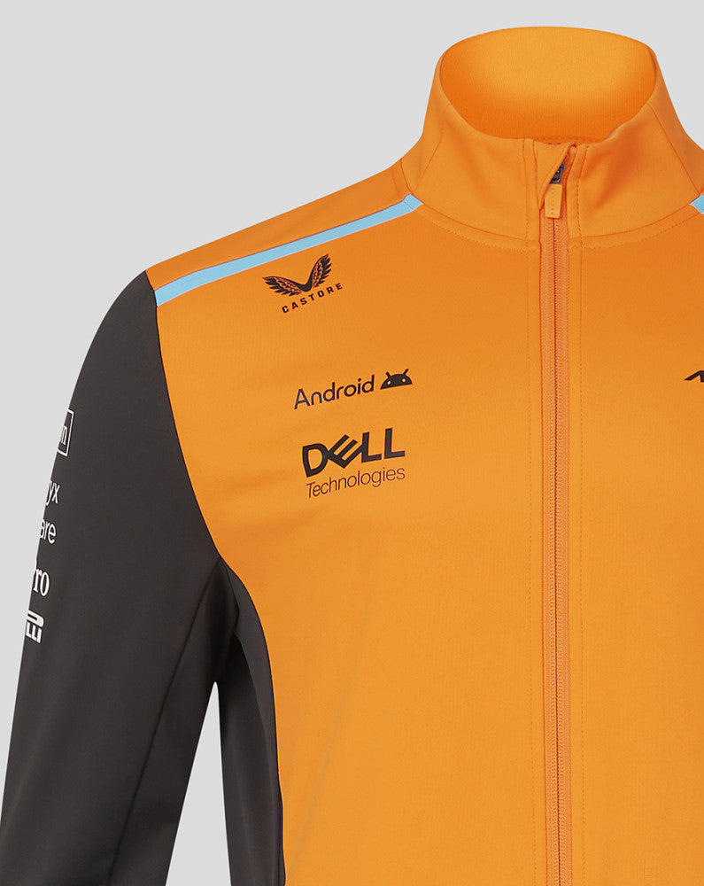 McLaren bunda, Castore, týmové, softshell, šedá, 2024 - FansBRANDS®