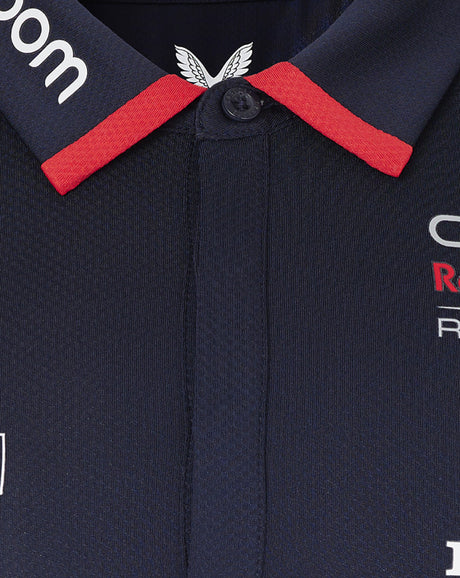 Red Bull tričko s golierom, Castore, týmové, modrá, 2024 - FansBRANDS®