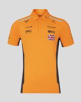 McLaren tričko s golierom, Castore, Lando Norris, oranžová - FansBRANDS®