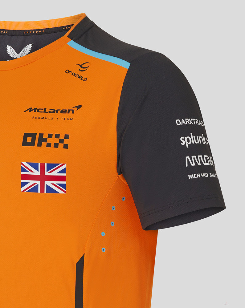 McLaren tričko, Castore, Lando Norris, oranžová - FansBRANDS®