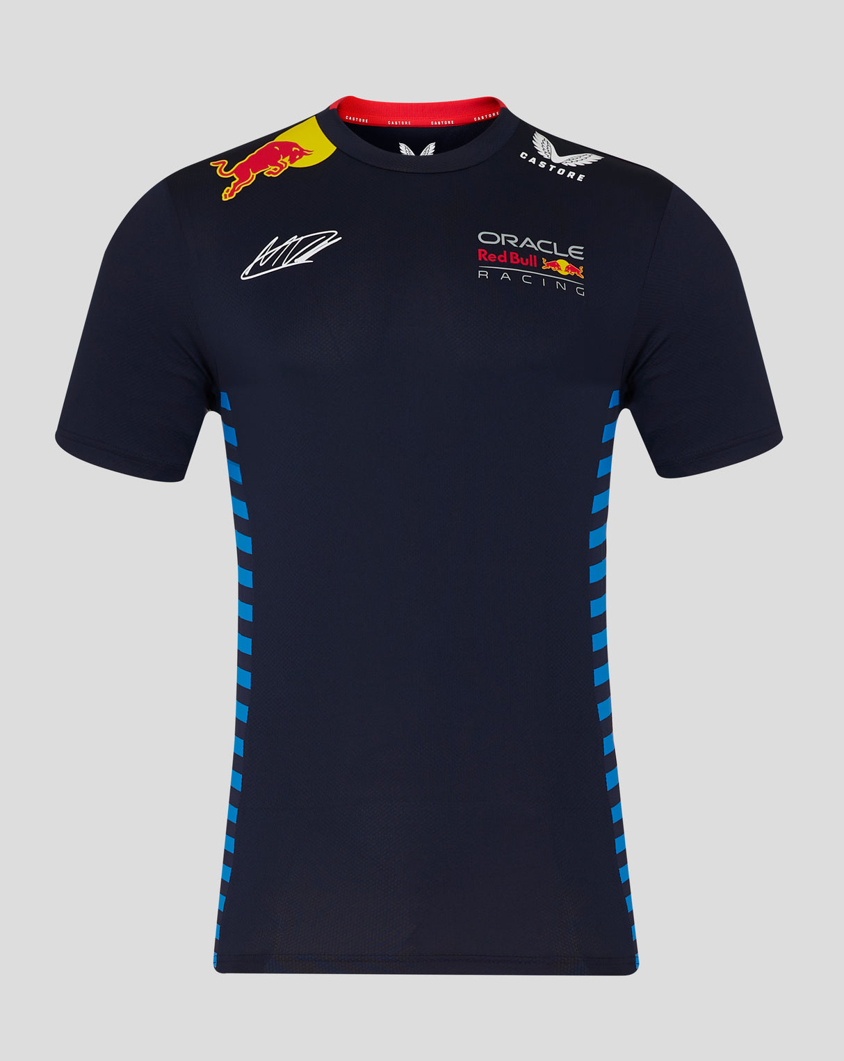 Red Bull tričko, Castore, Max Verstappen, modrá, 2024 - FansBRANDS®