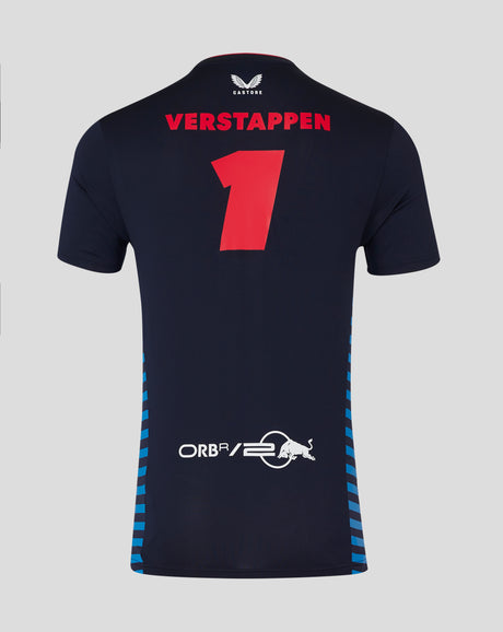 Red Bull tričko, Castore, Max Verstappen, modrá, 2024 - FansBRANDS®