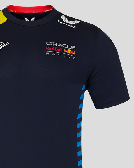 Red Bull tričko, Castore, Max Verstappen, modrá, 2024 - FansBRANDS®