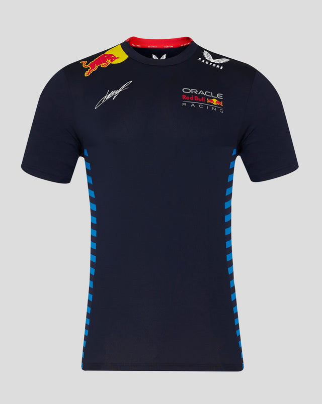 Red Bull tričko, Castore, Sergio Perez, modrá, 2024 - FansBRANDS®