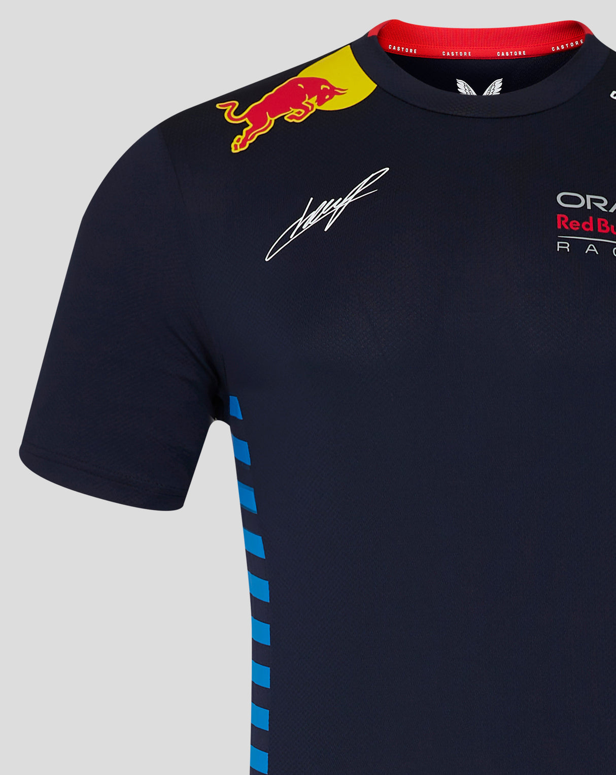 Red Bull tričko, Castore, Sergio Perez, modrá, 2024 - FansBRANDS®