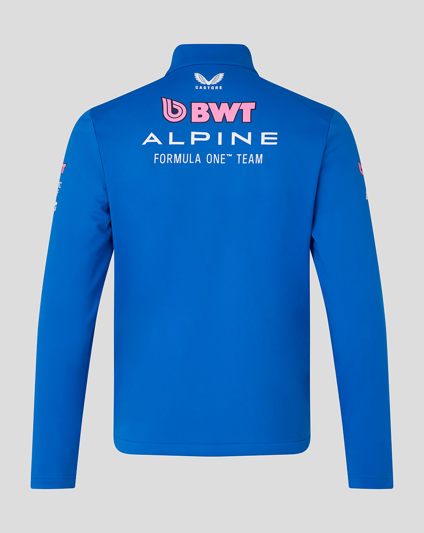 Alpine softshellová bunda, tím, modrá