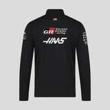 Haas F1 softshellová bunda, tím, čierna