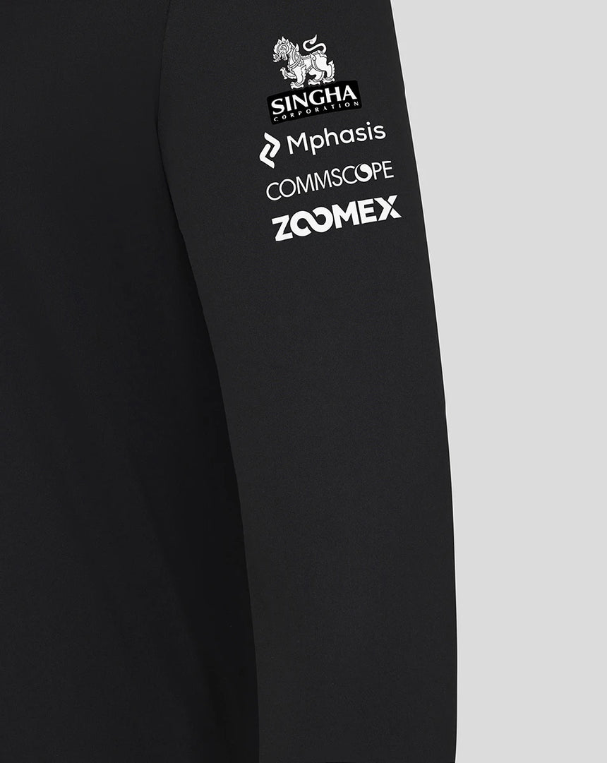 Haas F1 mikina, tím, čierna