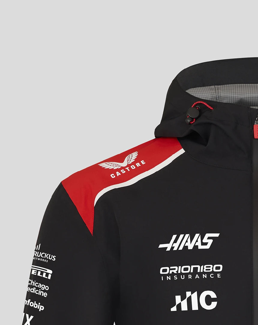 Haas F1 nepromokavá bunda, tím, čierna