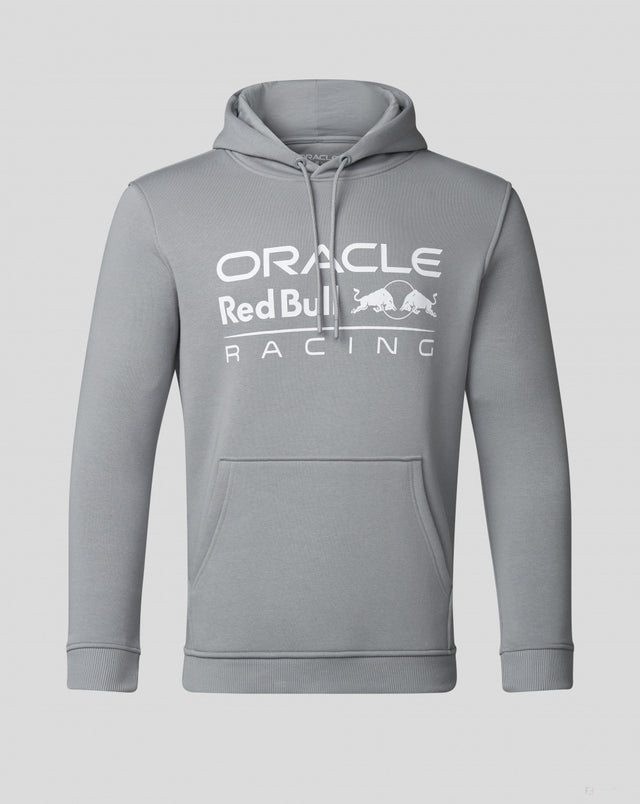 Red Bull Racing sweatshirt, hooded, colour block, grey - FansBRANDS®